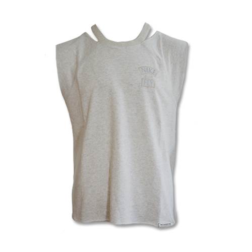 T-Shirt Nike Standard Issue Top Wmns Birch Heather Pale Ivory